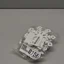 OuMuaMua 6 Set Snowflake Christmas Table Decorations - 12pcs White Wooden 3D Snowflake Decor Tabletop Centerpiece for Christmas Party Supplies Home Decor