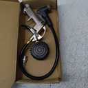 Prestaflator ECO Bike Tire Inflator with Analog Pressure Gauge, Presta & Schrader Valves, Portable Bike Air Compressor for Tubeless, Road & Automotive Tires, Handheld Tire Inflator Tool