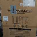 52" Extra Tall Cat Gate for Doorway,30"-41" Adjustable Width Pet Gate, Auto Close Pet Gate Include 2.75" and 5.5" Extension Kits,Pet Gate Indoor No Drilling for Doorways and Kitchen