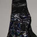 Amazon.com: KLVEU Black Leather Thigh High Stockings Shiny PU Elastic Shaping Leather Socks Over Knee (XL): Clothing, Shoes & Jewelry