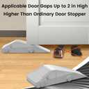 2 x Funny Tesla Cybertruck Door Stoppers for Bottom of Door, Anti-Slip Rubber Heavy Duty Door Stop Wedge, Large Doorstop 2 inches High Gate Holder Suits Any Floor As a Gifts