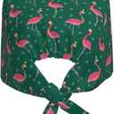 Working Cap Breathable Unisex Women Men Elastic Bandage Tie Back Hats Scrub Nursing Doctor Surgeon Cap (Black29)