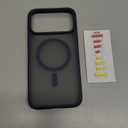 TORRAS Stronger Magnetic & Shockproof for iPhone 17 Pro Max Case, Fit for MagSafe, Military Grade Drop Protection, Camera Control, DIY Button, Slim for iPhone 17 Pro Max Case Translucent Deep Blue