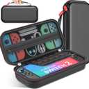 2 x Spican Switch 2 Case Compatible with Nintendo Switch 2/Switch/Switch OLED, Switch Travel Carrying Case Hard Shell Protective Cases, Classic