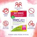 Boiron WartCalm for Painless Wart Removal on Hands, Knees, Plantar (Feet), and Other Bodily Warts for Adults & Children Ages 2+ - 120 Count (2 Pack of 60)