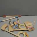 umu Wooden Mini Golf Set for Kids  6 Obstacles, Indoor and Outdoor Golf Toy with Balls and Clubs  Creative Learning Toy for Boys and Girls Ages 3 4 5 6