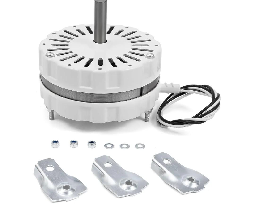 F0510B2944 Attic Ventilation Fan Motor for Lomanco 2000 and 1800 Series, Replace A0416B2059 F0510B2497 DOW-136-0-40-XIN-1, Exhaust Fan Motor 1/10hp, 1100RPM, 115Volts.