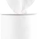 Meseey Velvet Wired Edge Ribbon, 4 Inch Width, Christmas Gift Wrapping Ribbon, Waterproof for Wreath DIY Crafts (White, 10 Yards)