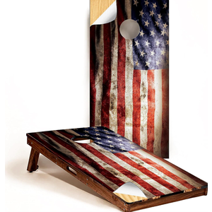 GRAPHIX EXPRESS Cornhole Set Wraps - Cornhole Decals - Vinyl Wraps & Skins for Boards 