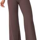 YEOREO Workout Leggings Womens No Front Seam Straight Leggings 29"/ 31.5"/ 33"/ 35" High Waist Buttery Eddiy Gym Yoga Pants (Medium, Plum Brown)