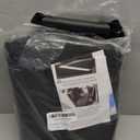 Back Seat Cover - 900D Oxford Waterproof Car Seat Protector, Fits Cars/SUVs/Trucks, Split Bench, Non-Slip, Dog/Kid Proof, Easy Clean(Black) (Medium-54"W)