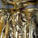 Avidlove Rave Outfits for Women Sequin Fringe Outfits Cosplay Lingerie 3pack Costume Set with Metallic Skirt, Medium