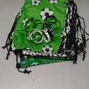 Sadnyy 32 Pcs Soccer Party Favors Set Include 16 Drawstring Goodie Bags 16 Silicone Bracelets Wristband Snack Treat Candy Bags for Birthday Party Team Gift Stuffers Supplies