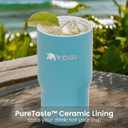 YOGI Voyager One Ceramic Lined All-In-One Tumbler Can Bottle Cooler - 12oz Tangello