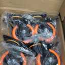 4 Inch Caster Wheels, Casters Set of 4, Heavy Duty Casters with Brake 2200 Lbs, Locking Industrial Swivel Top Plate Casters Wheels for Furniture and Workbench Cart(Two Hardware Kits Include)