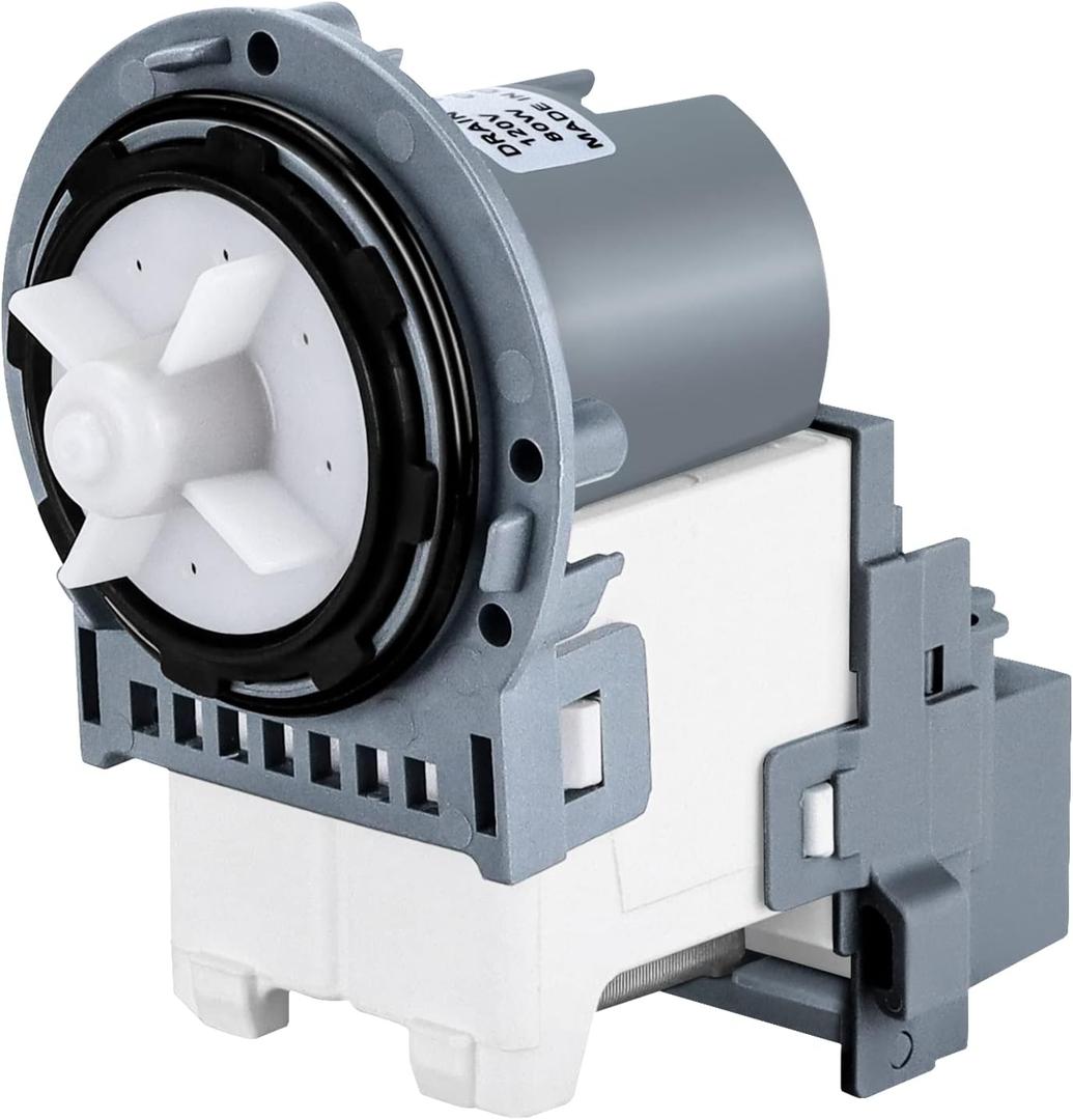 New Washer Drain Pump DC31-00054D DC31-00187A PX3516-01 for Samsung Washing Machine Models in the WA4, WA5, WF2, WF3, WF4, and WF5 series by TOMOON
