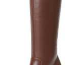 Square Toe Knee High Boots for Women, Chunky Block Heel Tall Boots for Women with Side Zipper, Fashion Comfortable Long Fall Winter Boot 6.5