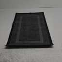 OLANLY Front Door Mat Indoor Outdoor Entrance, Waterproof All-Season, All-Weather Doormat, Sturdy Natural Rubber, Fade Resistant, Low Profile, Easy Clean Patio Porch Entryway Mat, 29.5x17, Dark Grey