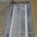 Plastic Cupcake Carrier 24 Count, 2-Layer Cupcake Holder Carries with Lid & Handles, Cookie, Cake, Cupcake and Brownie Storage Carrier, Reusable Cupcake Box