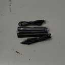 WORKPRO Rechargeable Pen Light, Mini Flashlight, 2 Pack Ultra-Compact EDC Flashlight, Pocket Flashlight with Clip, Memory Function and 2 x USB C Cable Included, Black