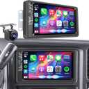 4G+64G Android 15 Car Radio for 2003 2004 2005 2006 Chevrolet Chevy Silverado Impala Tahoe GMC Sierra Yukon, 7" IPS Touch Screen Car Stereo Wireless CarPlay/Android Auto/Mirror Link, Backup Camera/SWC