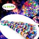 Galaxy Slime Party Favors with 75 Pack Mini Slime kit,Christmas Slime Kit for Classroom Prizes, Christmas Stocking Stuffers, Goodie Bag Stuffers for Kids Boys Girls