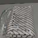 LIVEBOX Washable Runner Rug 2x6, Modern Kitchen Runners Entryway Runner Rug, Non-Shedding Non-Slip Indoor Carpet for Hallway Kitchen Entryway Laundry Room Bathroom (01-ivory/Black)