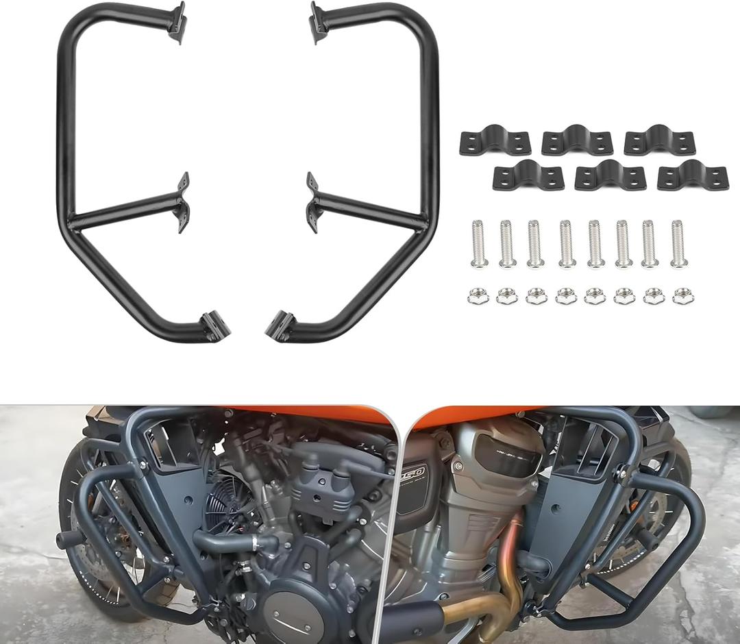 PSLER Engine Guard Highway Crash Bars for PAN America 1250 RA1250 PA1250 PAN America 1250S 2020 2021 2022 2023 2024 Motorcycle Falling Protection
