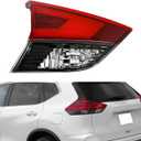 Silscvtt Left Inner Tail Light Replacement for Nissan Rogue 2017-2019 Brake Red Lens Lamp Assembly Driver Side 265556FL5D