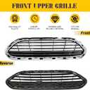 Front Bumper Grille For For-d Fiesta 2014-2019 Front Grill Bumper Guard Cover D2BZ17B968AA FO1200552