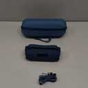 JCHPINE Silicone Cover and Hard Carrying Case for JBL Flip 7 Portable Speaker, Carrier Accessories for JBL Flip 7 Silicone Case with Handle and Shoulder Strap (Blue)