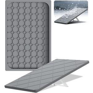 Compatible with Starlink Gen 3 Protective Cover Case, Silicone Case for Standard Gen 3, Anti Hail Protector Cover for Satellite Dish Shockproof Waterproof Protection for Roof, RV(Grey)