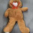 MaoGoLan Giant Teddy Bear Plush 47",Big Teddy Bear Stuffed Animal with Heart Footprints and Heart Nose,Valentines Bear for Girlfriend,Wife,Lover-Anniversary, Birthday,Long Distance,Dark Brown,4ft