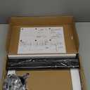 TVON Universal TV Stand Base, Swivel Table Top TV Stand for 20-43 inch TVs/Monitors with 4 Level Height Adjustment and Tempered Glass Base, Holds up to 88 Lbs, VESA 200x200mm