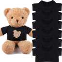 6 PCS Stuffed Plush Bear Clothes Classic Tee Shirts for 14-18 Inches Stuffed Bear Dolls