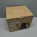 Fellow Stagg EKG Pro Electric Gooseneck Kettle - Pour-Over Coffee and Tea, Quick Heating, Precise Temperature Control, Scheduling, Built-in Brew Timer, Matte Black, 0.9 Liter