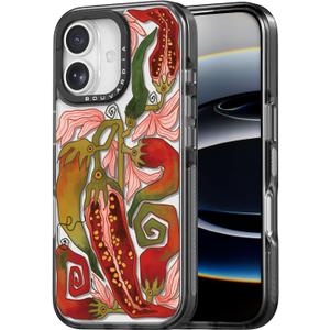 Bouvardia for iPhone 17 Case, Cute Girly Design for Women, Shockproof & Aesthetic, Peppers