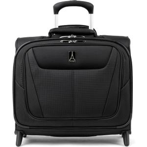 Travelpro Maxlite 5 Softside Lightweight Rolling Underseat Tote Upright 2 Wheel Bag, Men and Women, 14-Inch Black