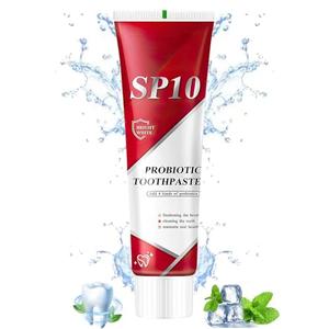 Super ProbioticSP-10 Toothpaste, SP10 Probiotic Toothpaste, SP-10 Ultra Whitening Toothpastes, SP 10 Toothpastes Fresh Breath, Deep Cleaning Care, 2-Pack