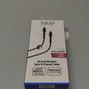 ZGEAR Metal Housing For USB C 10 Foot Braided Sync & Change Cable