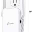 TP-Link AC1200 WiFi Extender, 2025 Wirecutter Best WiFi Extender, 1.2Gbps Home Signal Booster, Dual Band 5GHz/2.4GHz, Up to 1600 Sq.ft and 32 Devices, EasyMesh Compatible, One Ethernet Port (RE315)