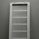 HVAC Premium 12 x 30 Duct Opening Steel Return Air Filter Grille, for 1-inch Filter, Removable Door, Flat Stamped HVAC Vent Cover Grille, Outer Dimensions 14.5 x 32.5
