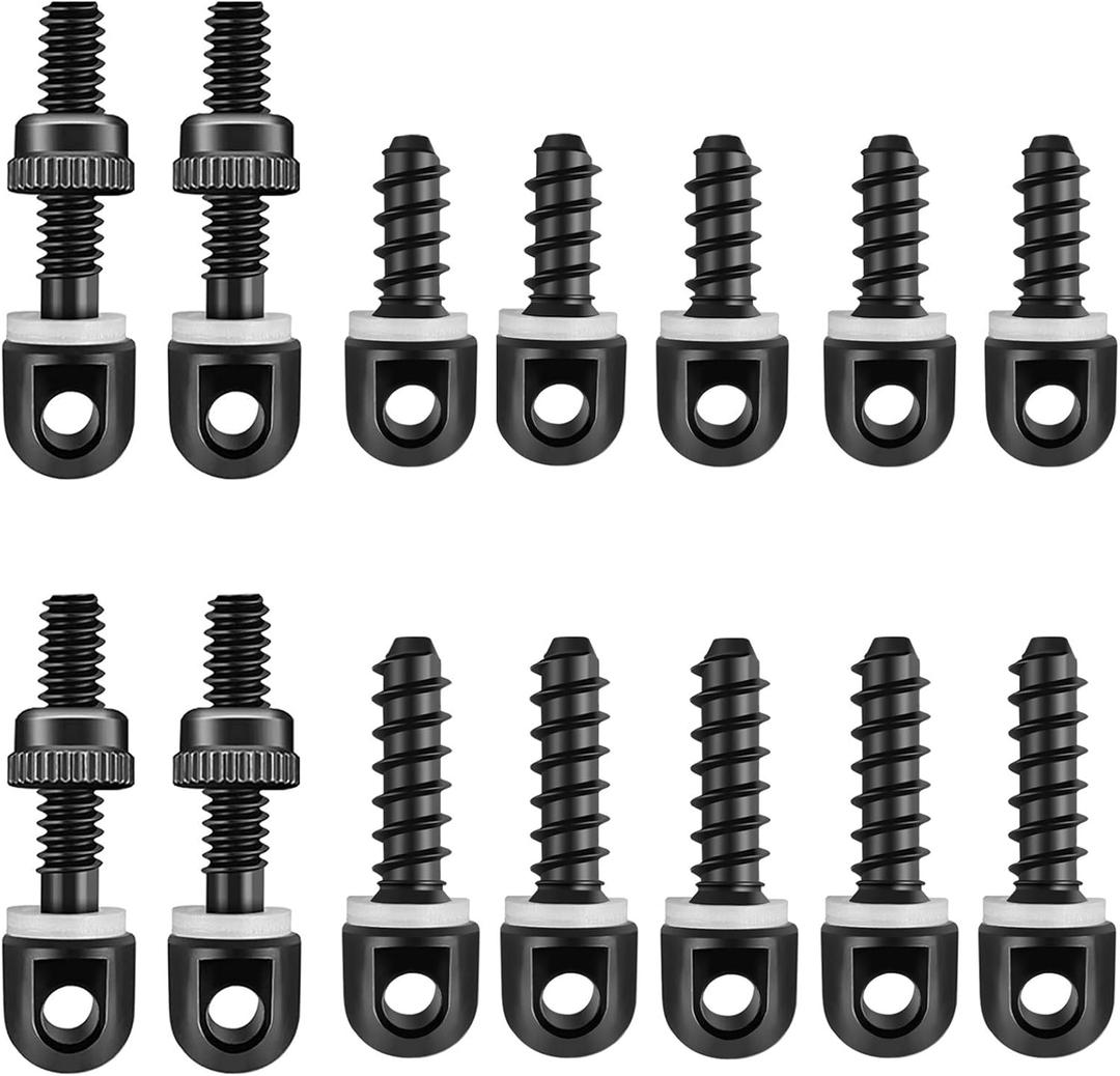 Anovo Sling Swivel Studs Set, Wood Bolt Screw Studs Crossbow Sling Screw