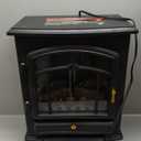 ZAFRO Electric Fireplace Stove, 5100 BTU Quick Heating Electric Fireplace Heater with Adjustable Flame Brightness, 1000W/1500W Thermostat, for Living Room, Bedroom (22 inch Standard)