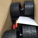 Wagon Carts Foldable 420LBS Weight Capacity Collapsible Wagon with Big All-Terrain Wheels, Heavy Duty Beach Wagons Cart with Cup Holders for Camping, Garden, Sports, Grocery pcs (Carbon Black)