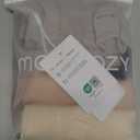 Momcozy Maternity Underwear Seamless, Pregnancy Postpartum Panties Under Bump Maternity Underwear Cotton (Large, Black,almond,oyster Pink,brown-4pk)