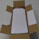 VTRIN 10 Tiers Tall Shoe Rack Holds 20-25 Pairs of Shoes Sturdy Vertical Shoe Organizer with 18pcs Hooks Stackable Narrow Shoe Rack for Closet, Entryway White