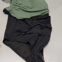 Aqua Eve Women Mesh One Piece Swimsuit - Tummy Control One Shoulder Bathing Suit Cut Out Swimwear 2025 Medium