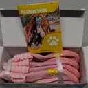 QUMY Dog Shoes for Large Dogs, Medium Dog Boots & Paw Protectors for Winter Snowy Day, Summer Hot Pavement, Water-Resistant in Rainy Weather, Outdoor Walking, Indoor Hardfloors Skid-Resistant Sole (Size 8: 3.0''x3.3"(W*L) (Pack of 4))