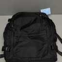 Travel Vacuum Seal Backpack for Clothing with Hand Pump 18x14x8 inches Personal item Travel Essentials Storage Backpacks Vacuum Sealed Work laptop Backpack Carry on Flight Approved for Women Men Black (Large)